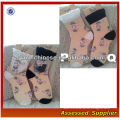Transparent Women Ankle Silk Socks/School Girl Style Transparent Ankle Socks With Lace Trim